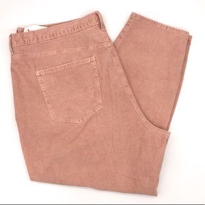 American Eagle Outfitters Blush Pink Corduroy Jean